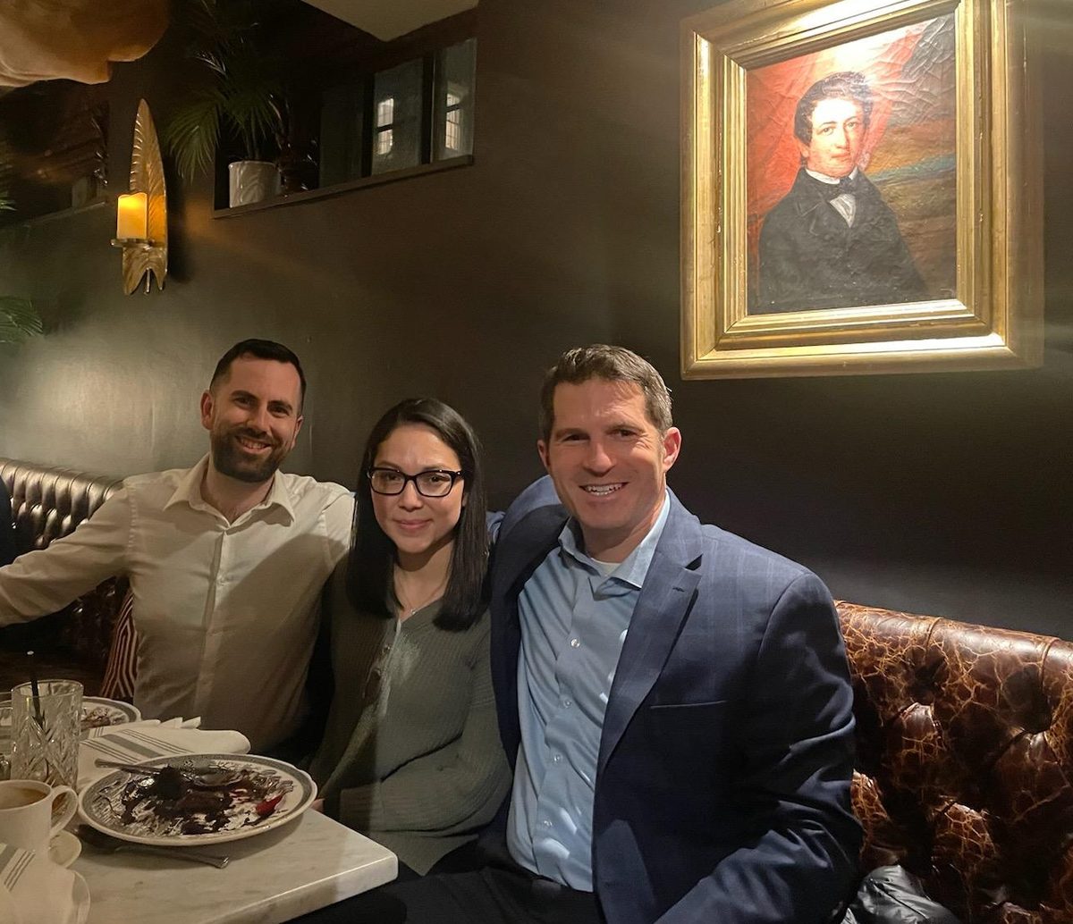 Jarrod Stein, Vanessa Aguilar, and Dr. Jeremy Richmon